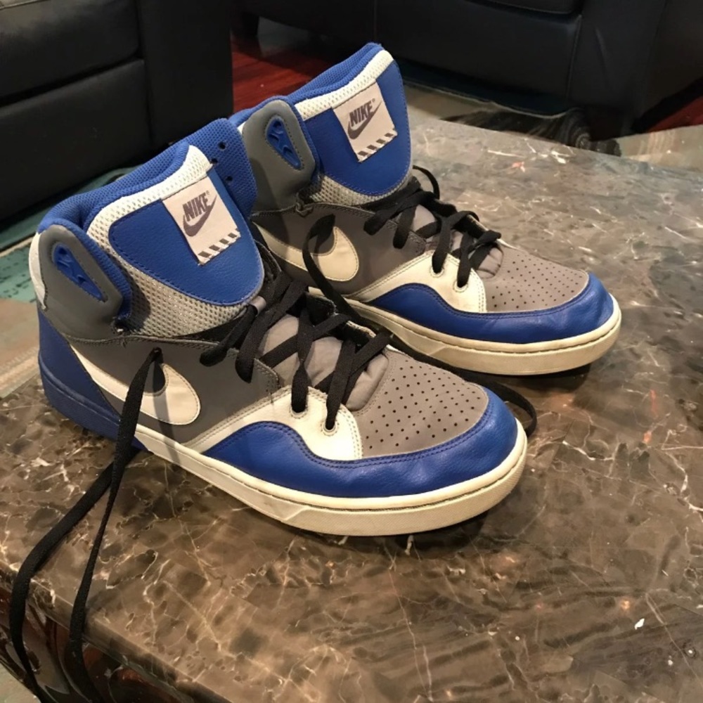 Blue Nike Basketball Shoes